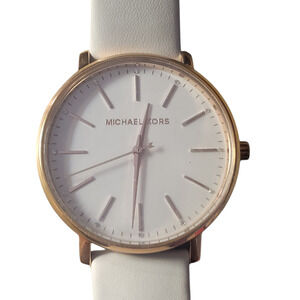 MIchael Kors Pyper Watch Model MK 2800 Original Band New Battery Stainless Steel